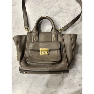3.1 Phillip Lim Pashli Mini Satchel In Brown Faux Leather
